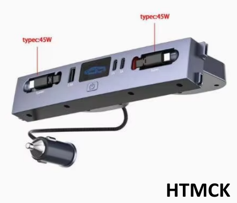Usb C Power Adapter - Multi‑Port Car Charger Hub, Dual 45W