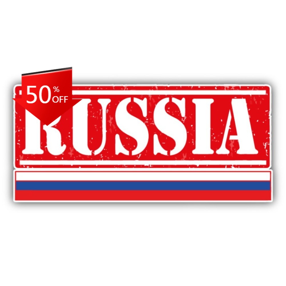 Laptop Unique Accessories - Russia Grunge Travel Stamp Unique Car