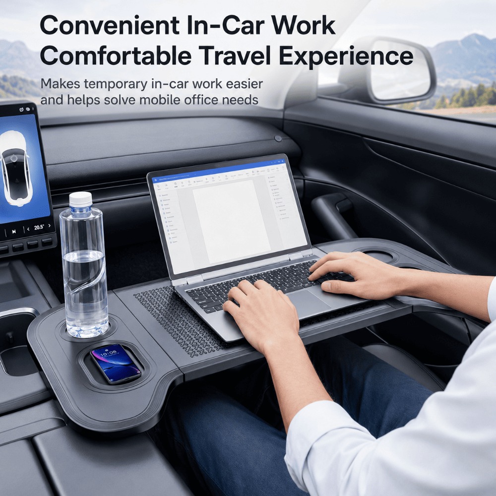 Laptop Accessories Table - Steering Wheel Tray For Universal Vehicles