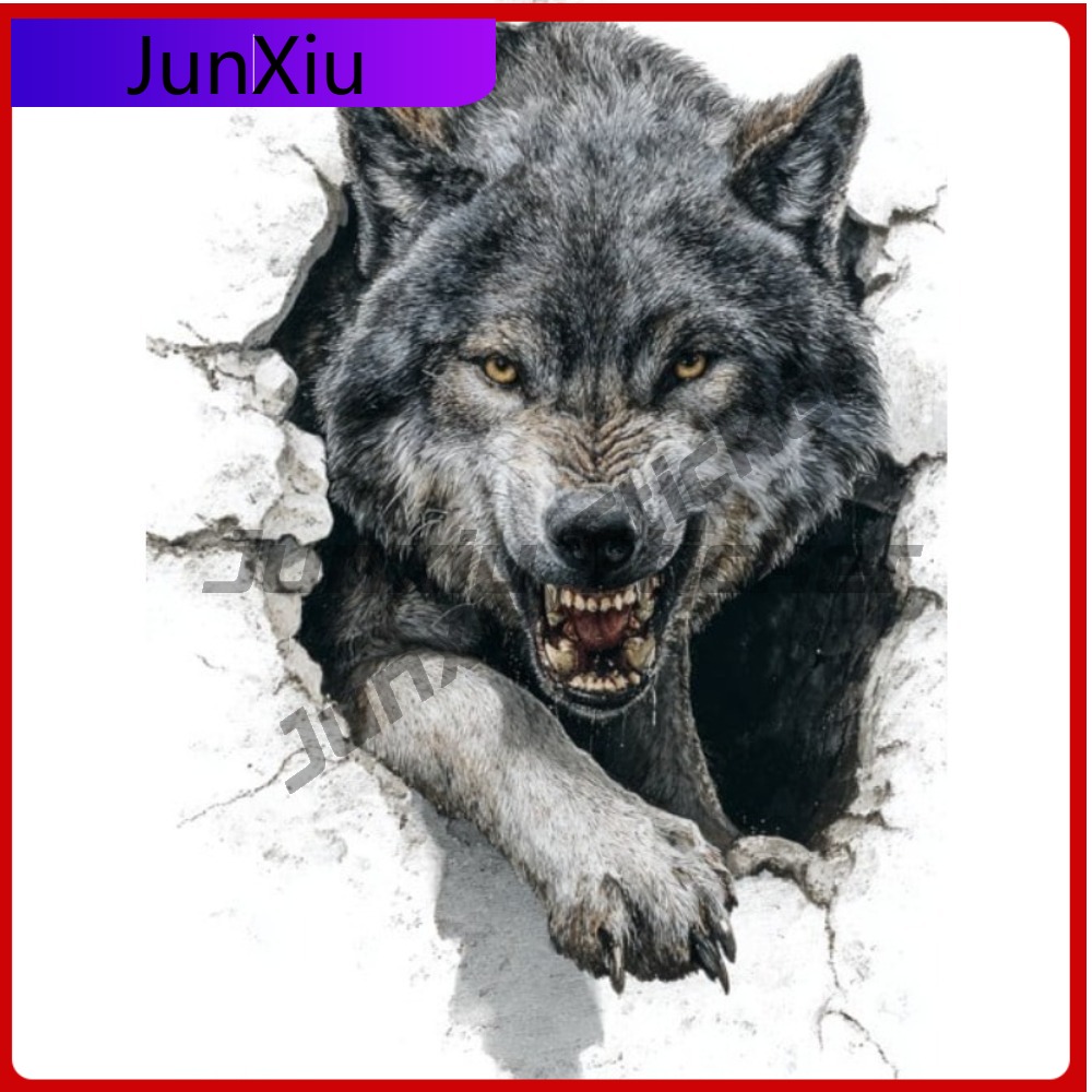 Howling Grey Wolf Peeking Aest - đánh giá và giá Laptop Unique Accessories