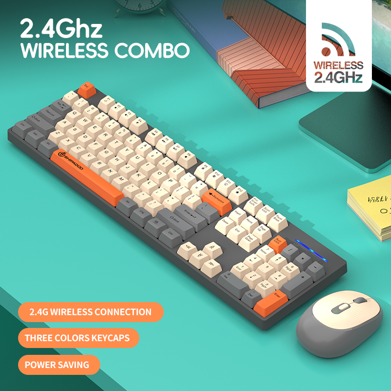 2.4G Wireless Office Keyboard  - đánh giá và giá Laptop Accessories Combo