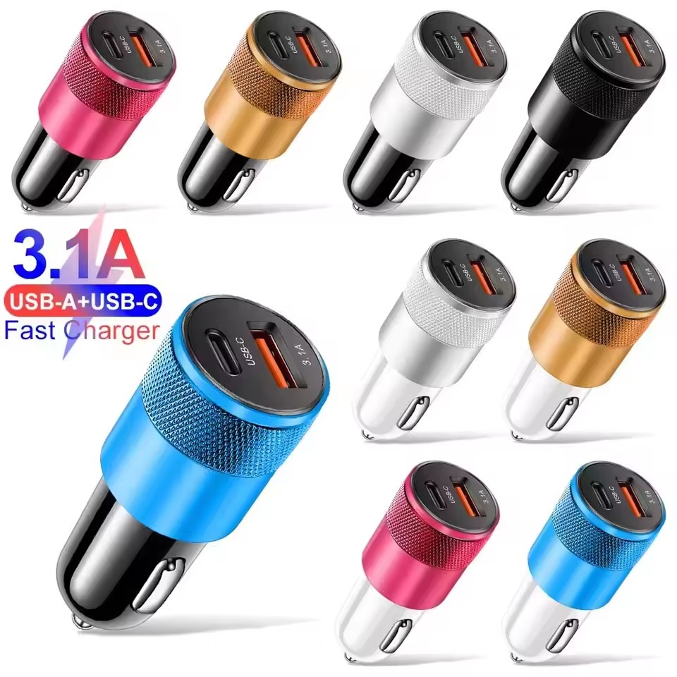 3.1A USB Car Charger Type C Fa - đánh giá và giá Usb C Power Adapter