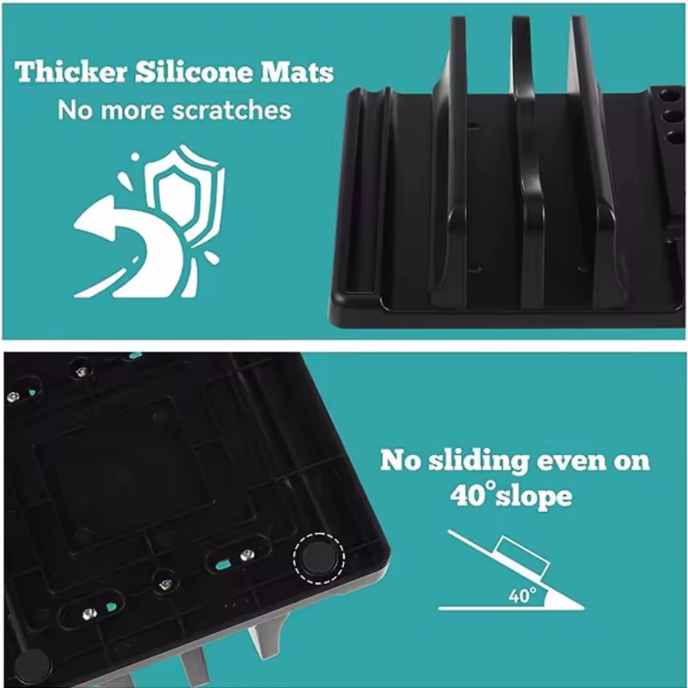 Single/Dual-Slot Vertical Lapt - đánh giá và giá Laptop Accessories Organizer