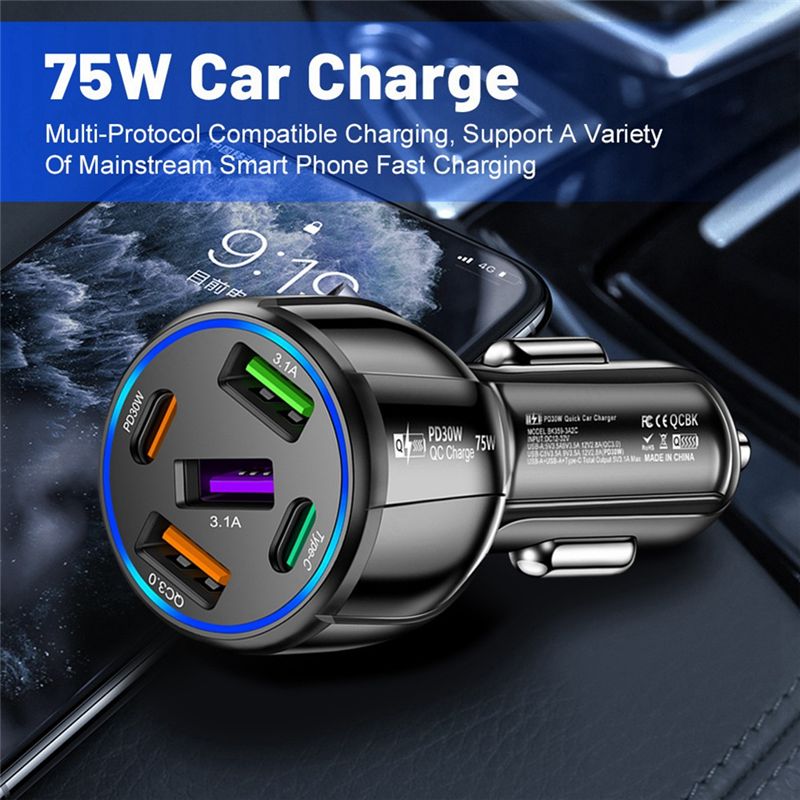 Car USB Type C Fast Charging P - đánh giá và giá Usb C Power Adapter