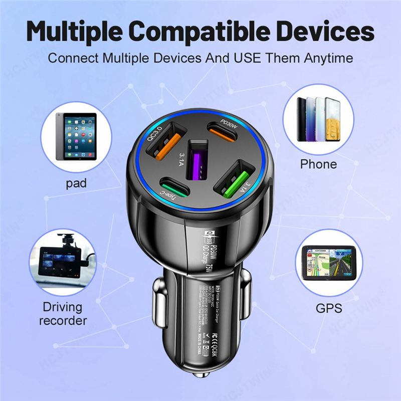 Car USB Type C Fast Charging P - đánh giá và giá Usb C Power Adapter