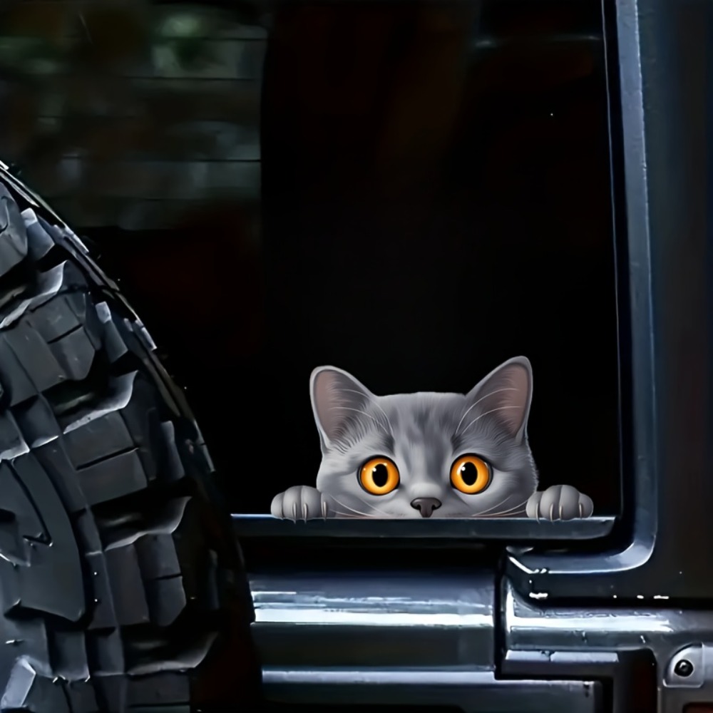 A Small Gray Cat Cute Car Lapt - đánh giá và giá Laptop Unique Accessories