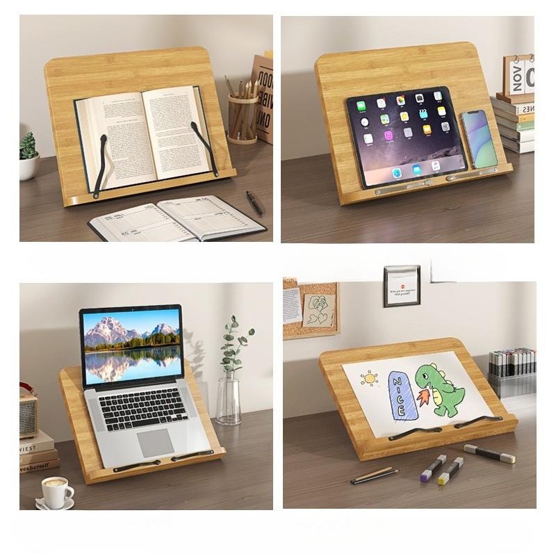 Wooden Reading Book Stand, Mul - đánh giá và giá Laptop Office Accessories