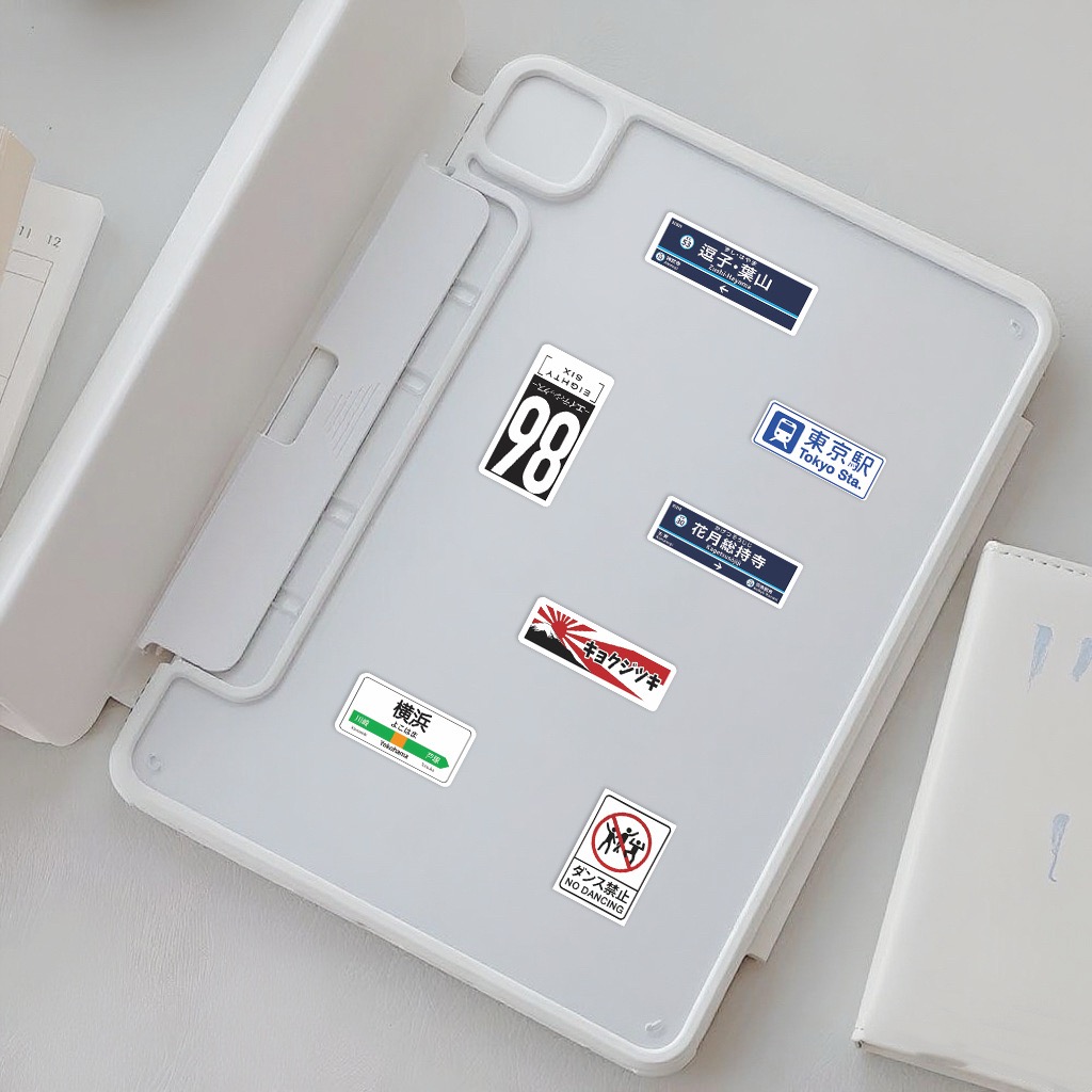 60PCS Japanese Stop Sign Logo  - đánh giá và giá Laptop Accessories Name
