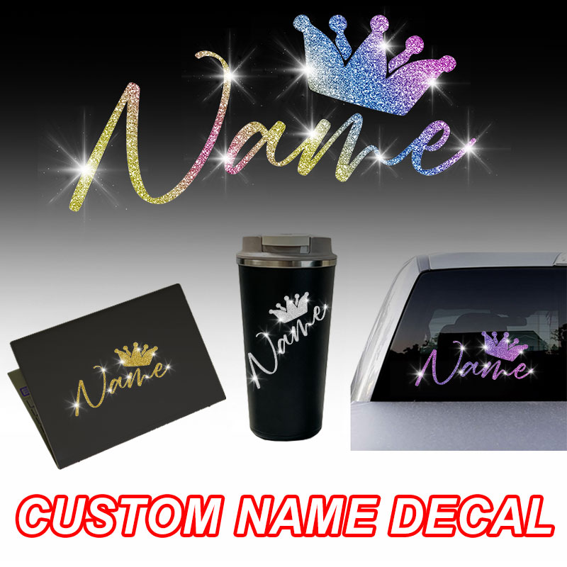 1PC Custom Glitter Crown and N - đánh giá và giá Laptop Accessories Name