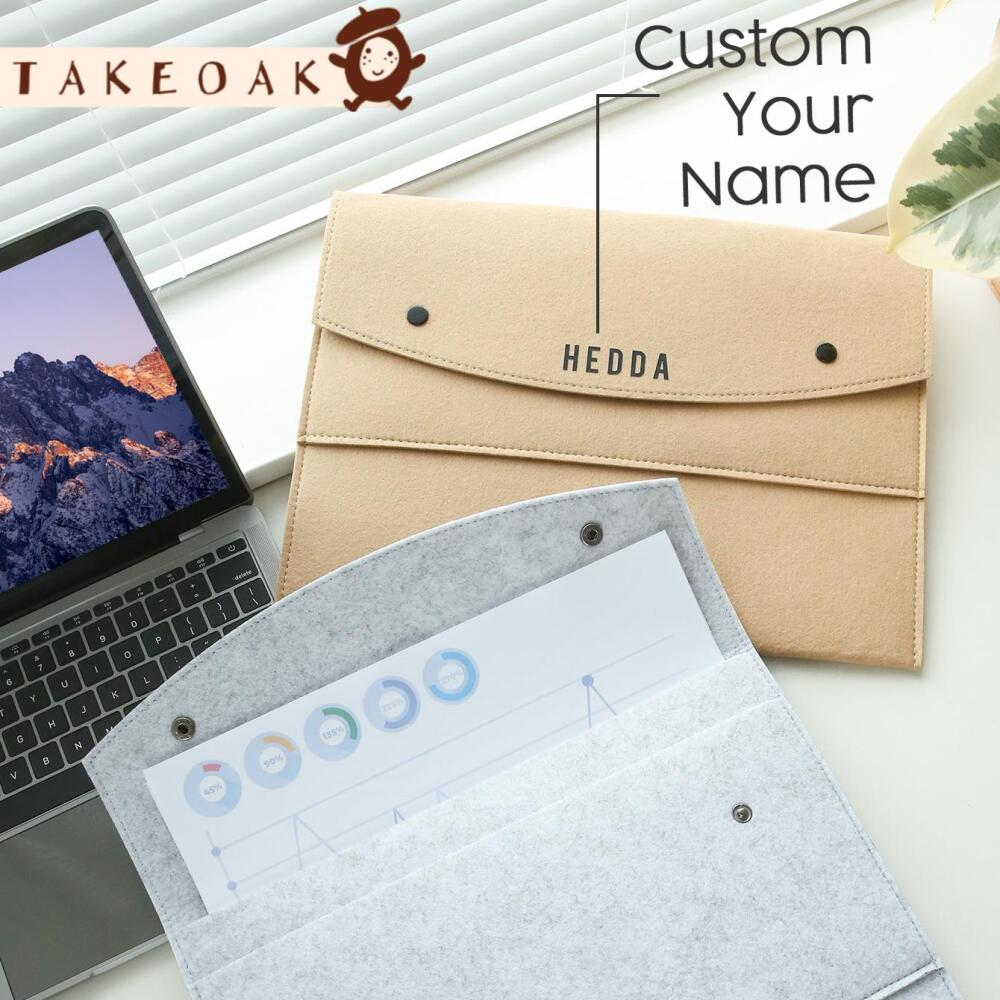 Custom Name Felt Document Fold - đánh giá và giá Laptop Accessories Name