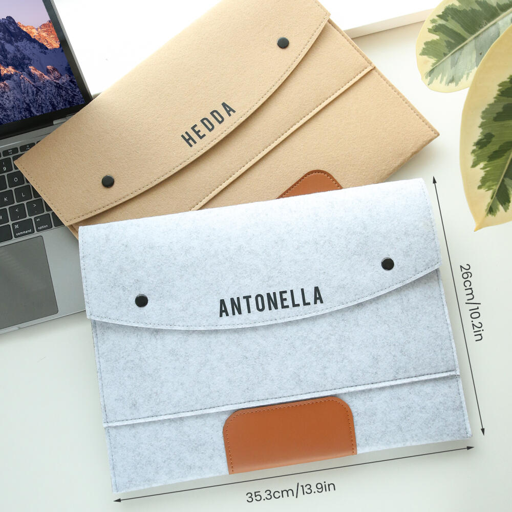 Custom Name Felt Document Fold - đánh giá và giá Laptop Accessories Name