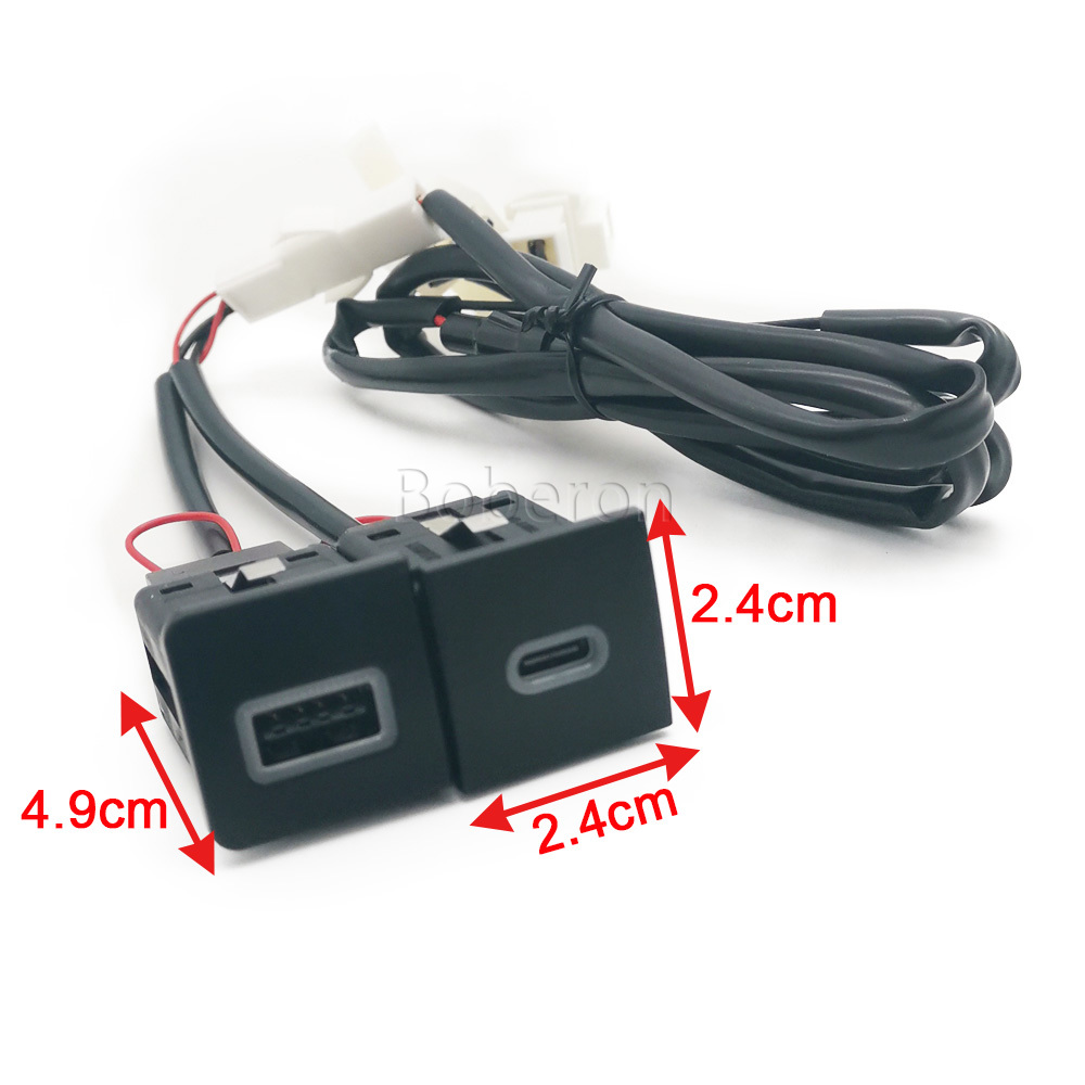 Red LED Quick Car Charger Sock - đánh giá và giá Usb C Power Adapter