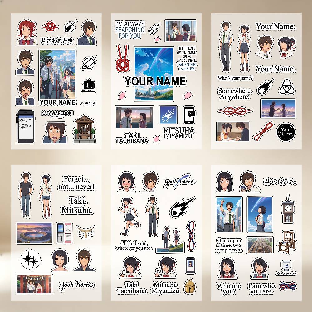 Anime Your Name Mitsuha Movie  - đánh giá và giá Laptop Accessories Name
