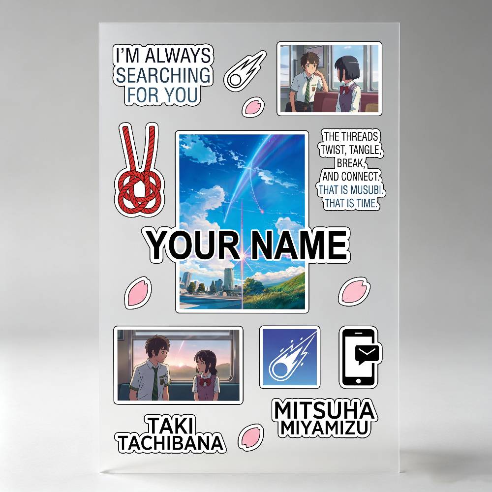 Anime Your Name Mitsuha Movie  - đánh giá và giá Laptop Accessories Name