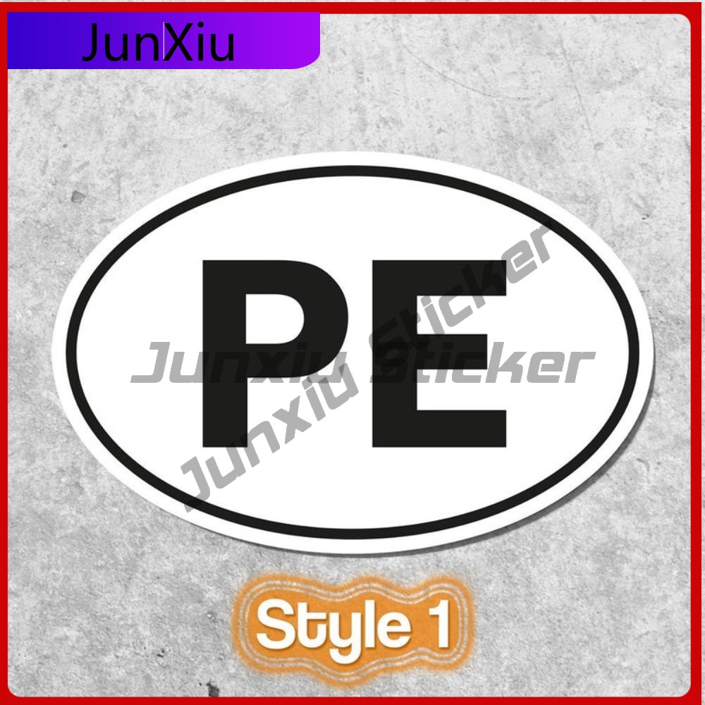 Peru PE Sticker Oval Flag Wate - đánh giá và giá Laptop Unique Accessories