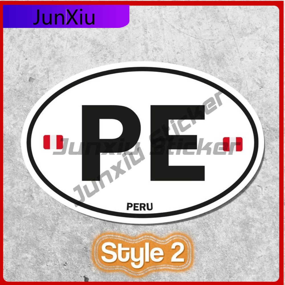 Peru PE Sticker Oval Flag Wate - đánh giá và giá Laptop Unique Accessories