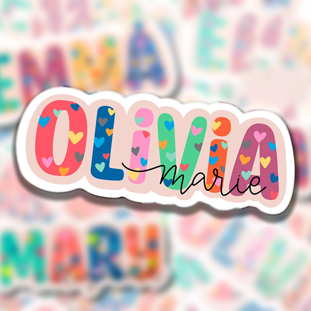 Personalized Custom Colorful H - đánh giá và giá Laptop Accessories Name