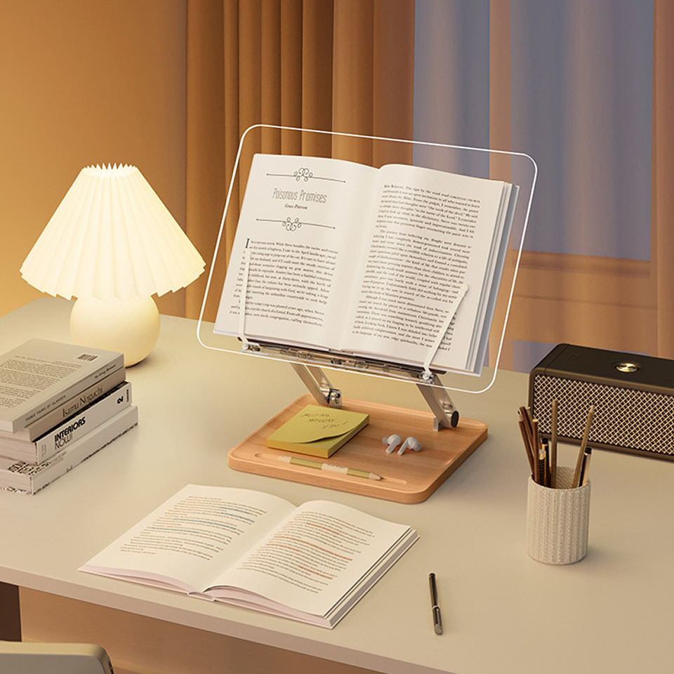 Wooden Reading Stand with Ligh - đánh giá và giá Laptop Accessories Organizer