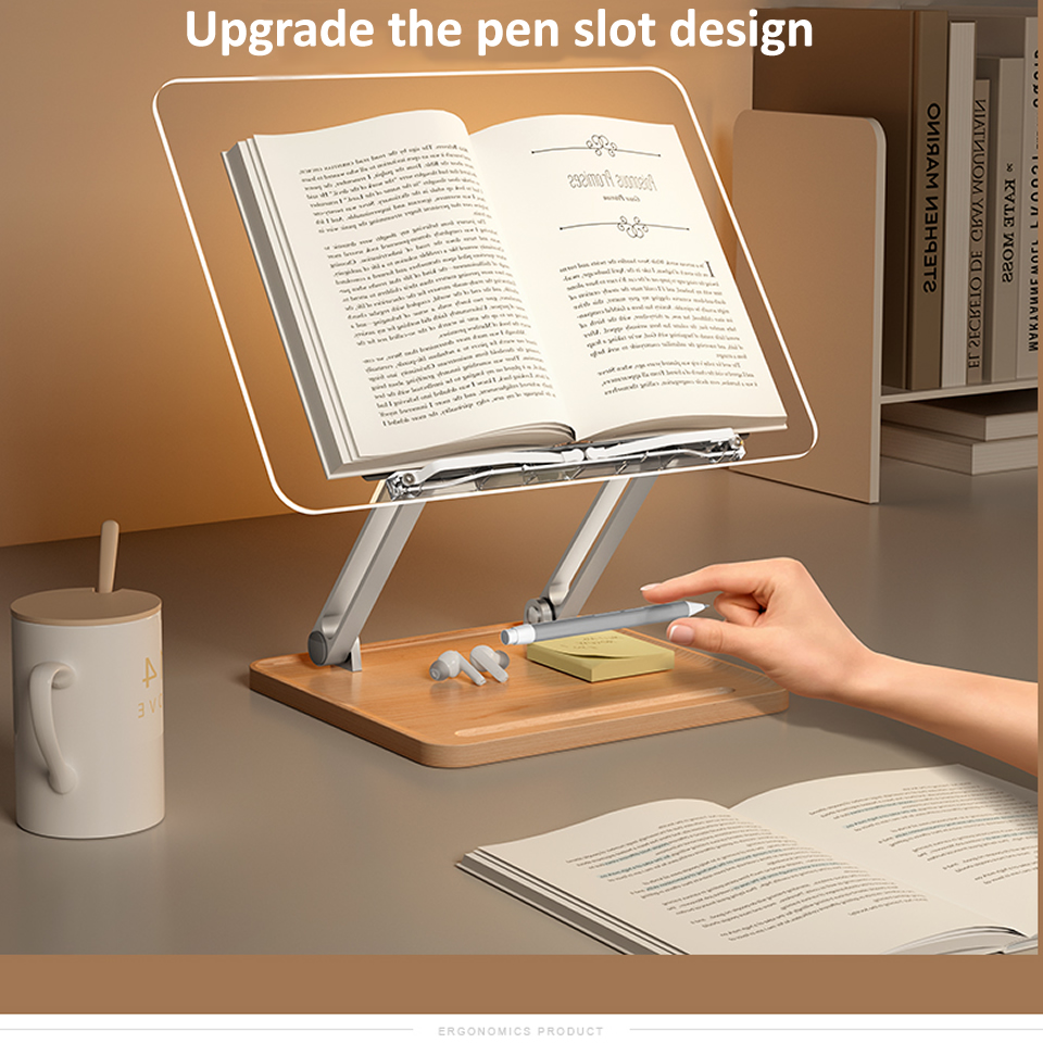 Wooden Reading Stand with Ligh - đánh giá và giá Laptop Accessories Organizer