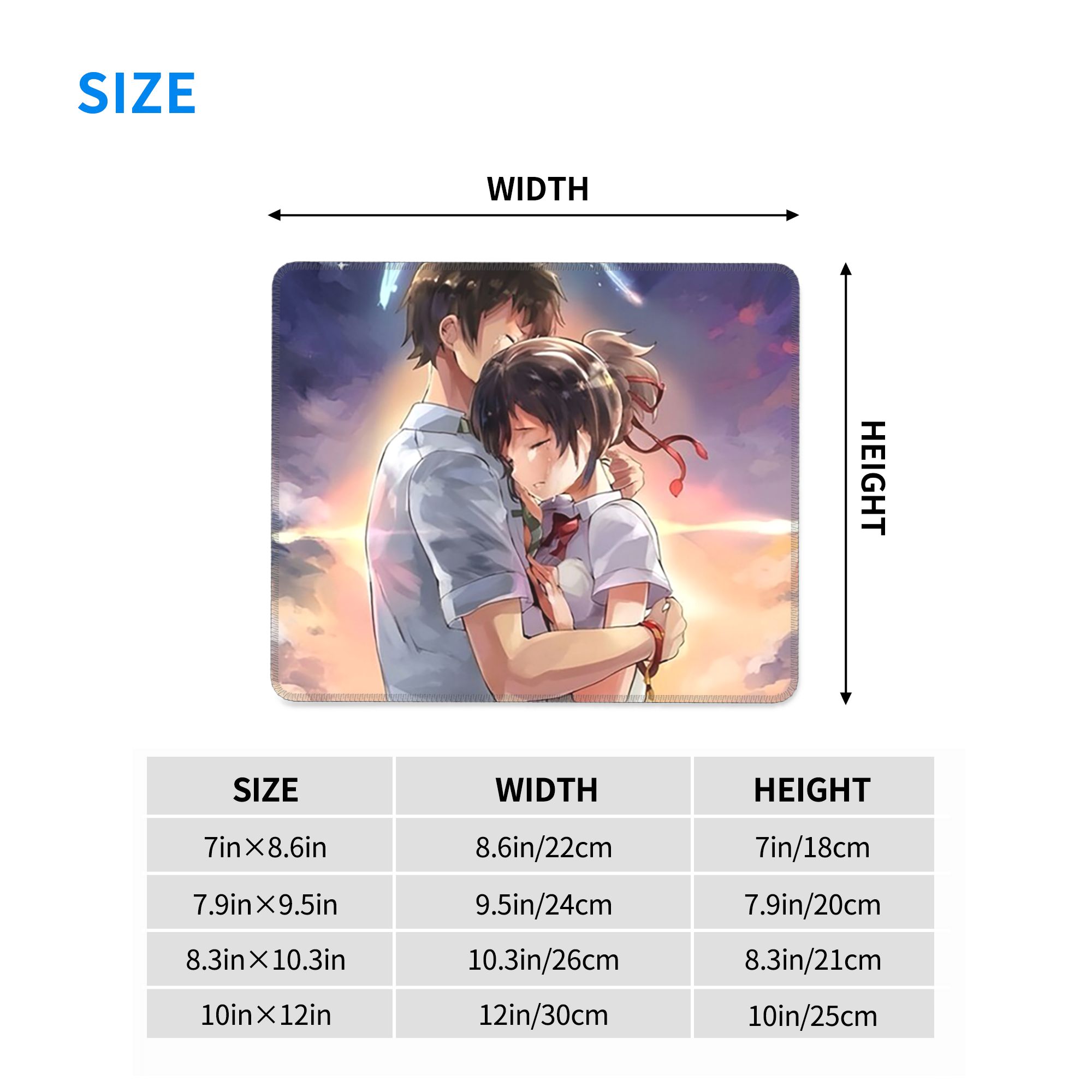 Japanese Anime Your Name Mouse - đánh giá và giá Laptop Accessories Name