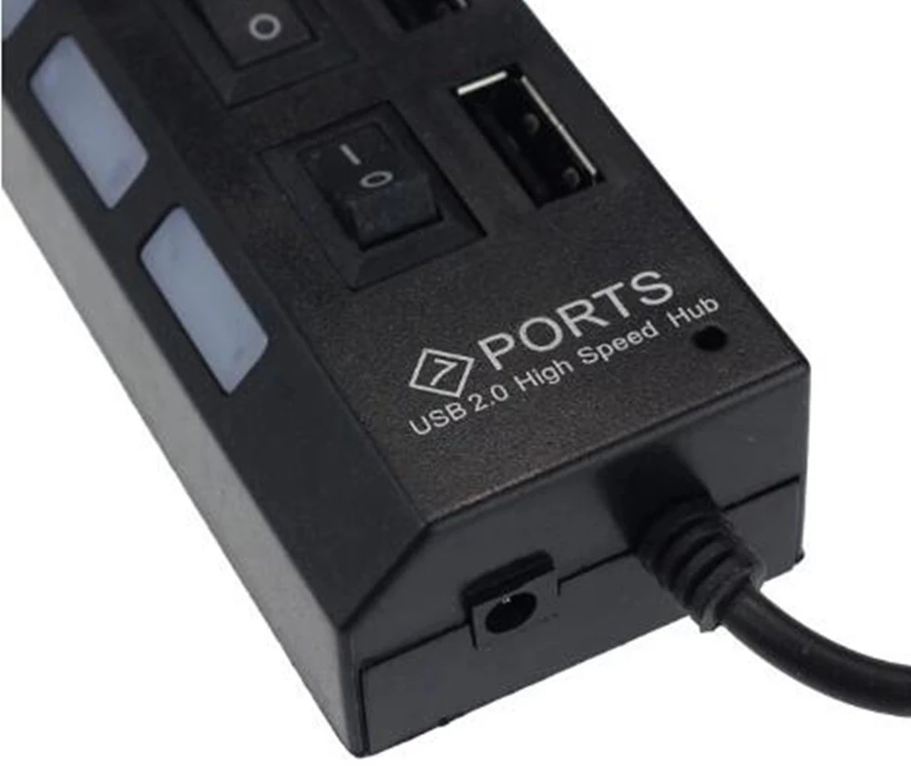 7 Port USB 2.0 Hub Splitter Fo - đánh giá và giá Laptop Office Accessories