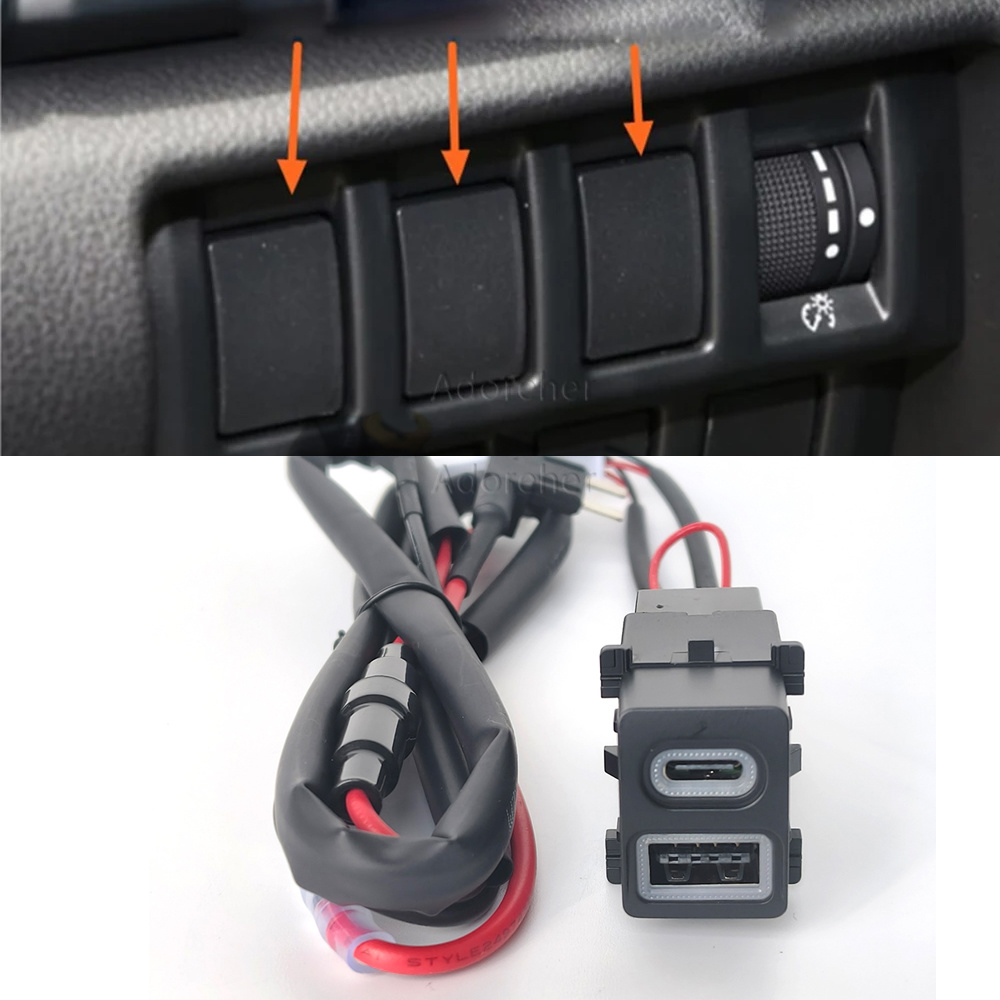 Modified Car USB QC3.0 Type-C  - đánh giá và giá Usb C Power Adapter