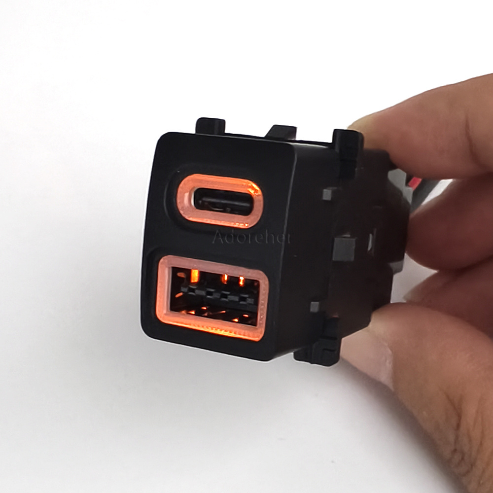 Modified Car USB QC3.0 Type-C  - đánh giá và giá Usb C Power Adapter