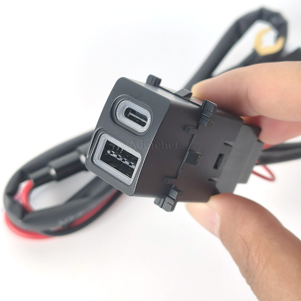 Modified Car USB QC3.0 Type-C  - đánh giá và giá Usb C Power Adapter